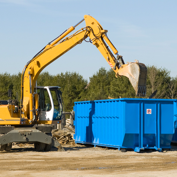 are there any restrictions on where a residential dumpster can be placed in Sugden Oklahoma